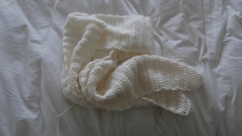 Cute Crochet Heart Scarf Pattern 4