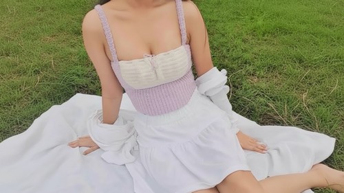 Cute Crochet Hyacinth Top Pattern 8