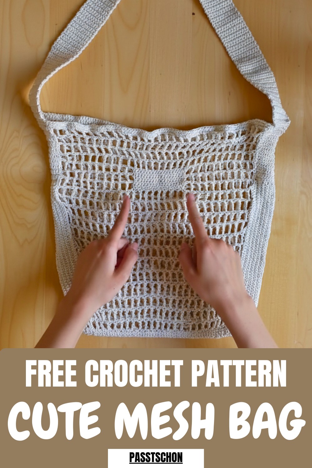 Cute Crochet Mesh Bag Pattern