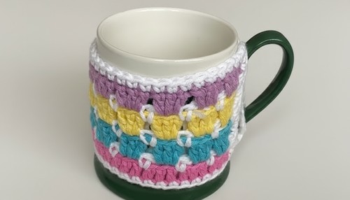 Cute Crochet Mug Cozy Pattern 9