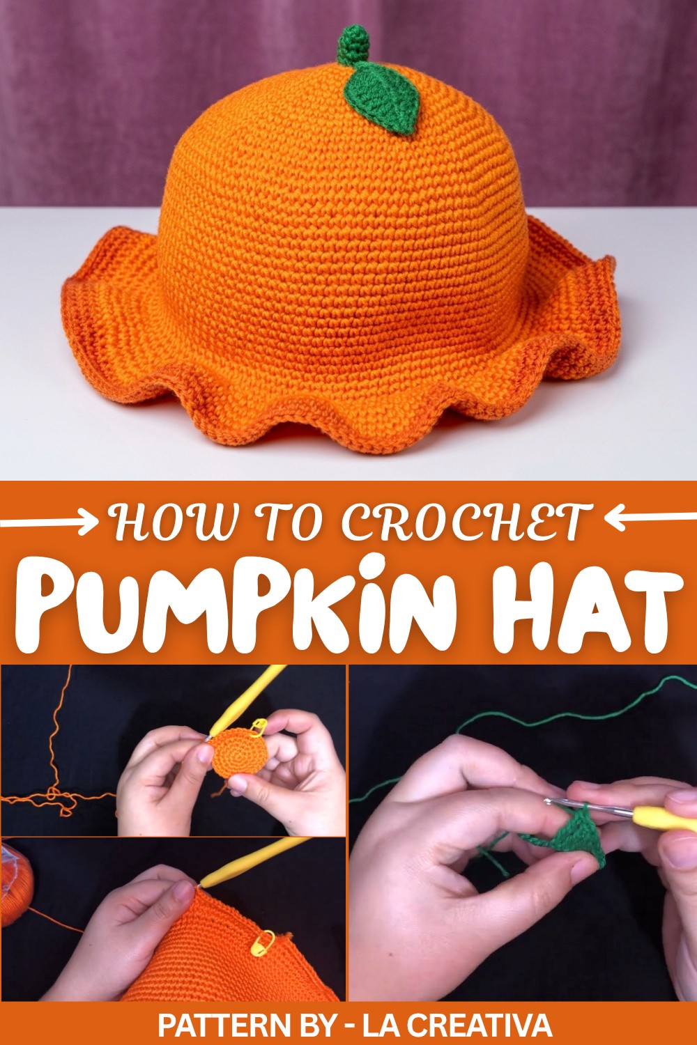 Cute Crochet Pumpkin Hat Pattern That Will Steal Heart