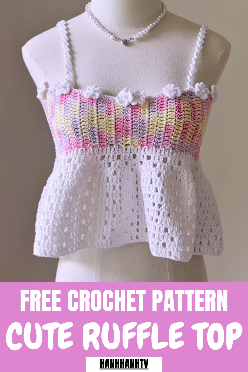 Cute Crochet Ruffle Top Pattern