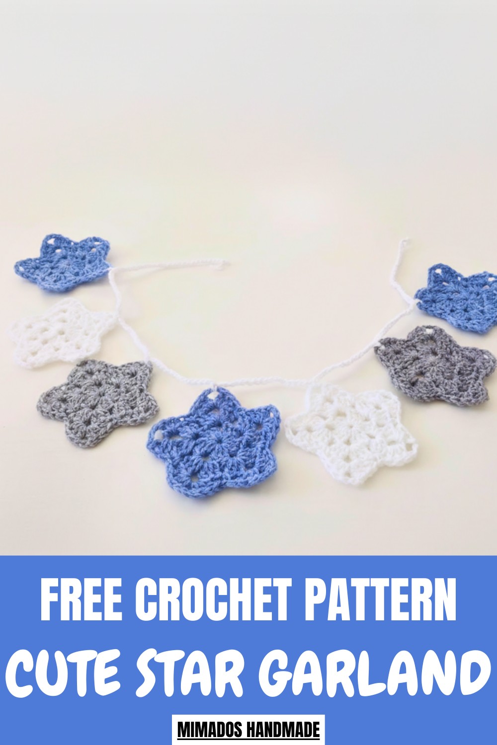 Cute Crochet Star Garland Pattern