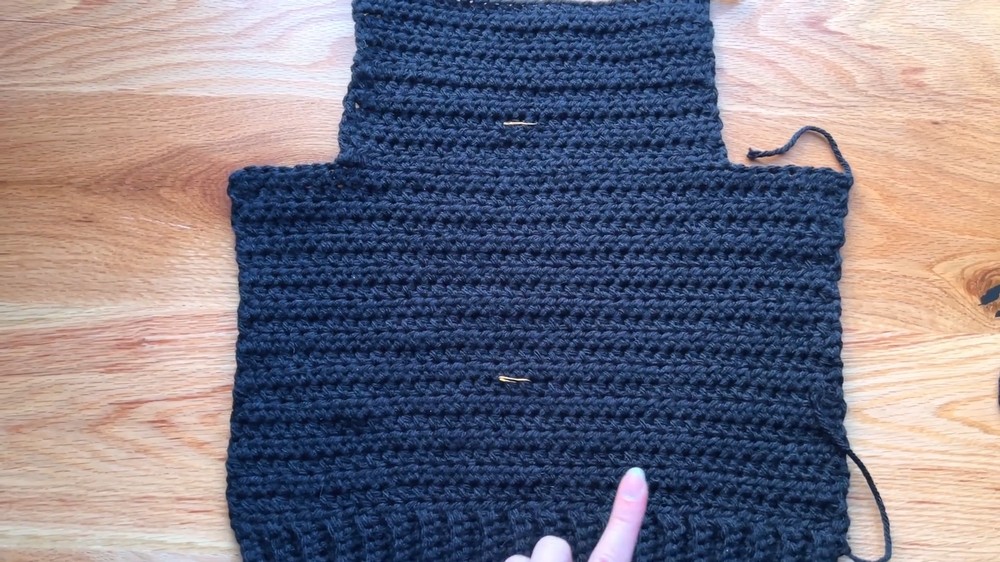 Crochet Ghost Sweater Vest