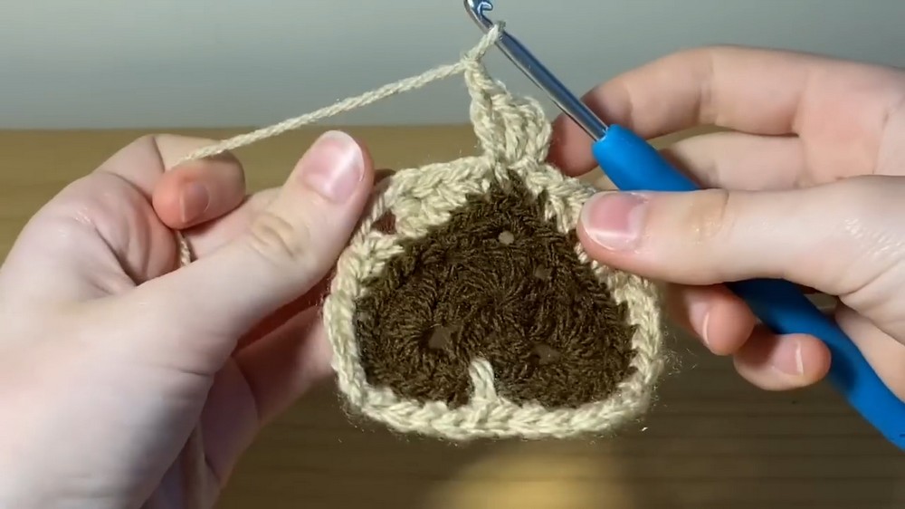 Crochet Heart Tote Bag