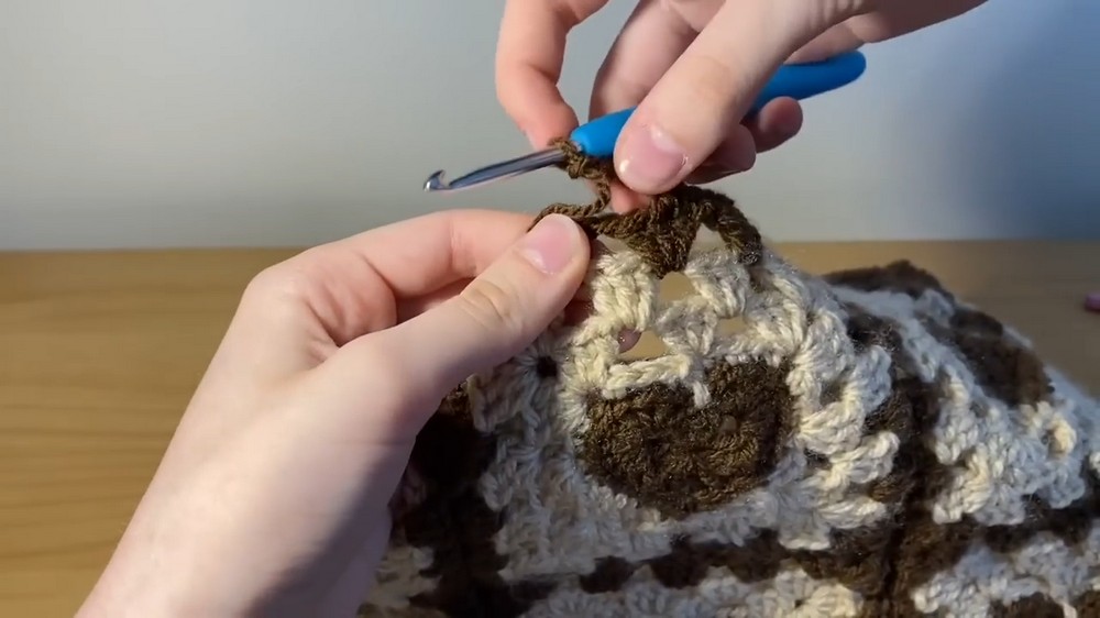 Crochet Heart Tote Bag