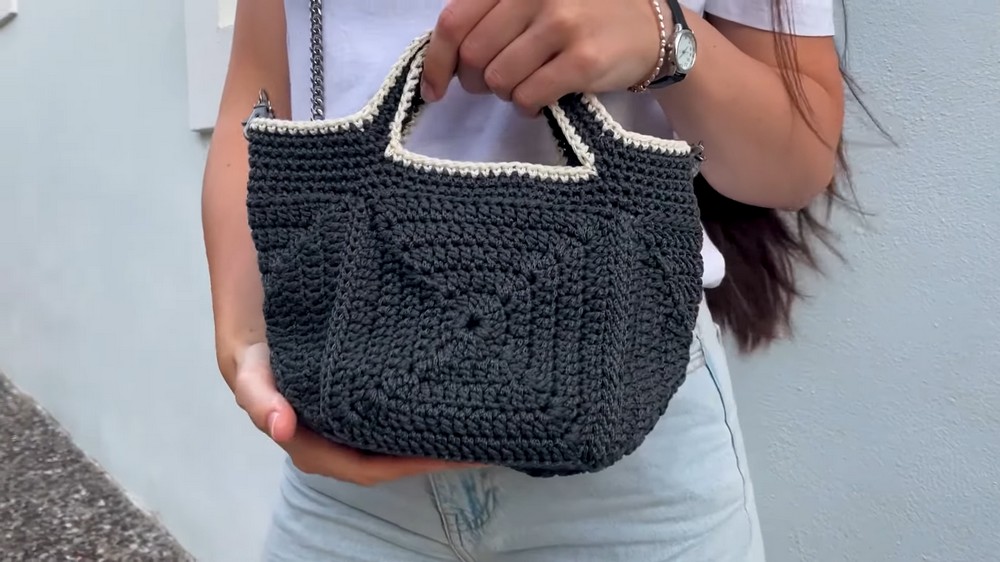 Crochet Granny Square Bag