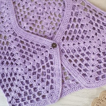 Easy And Quick Crochet Vest Pattern 10