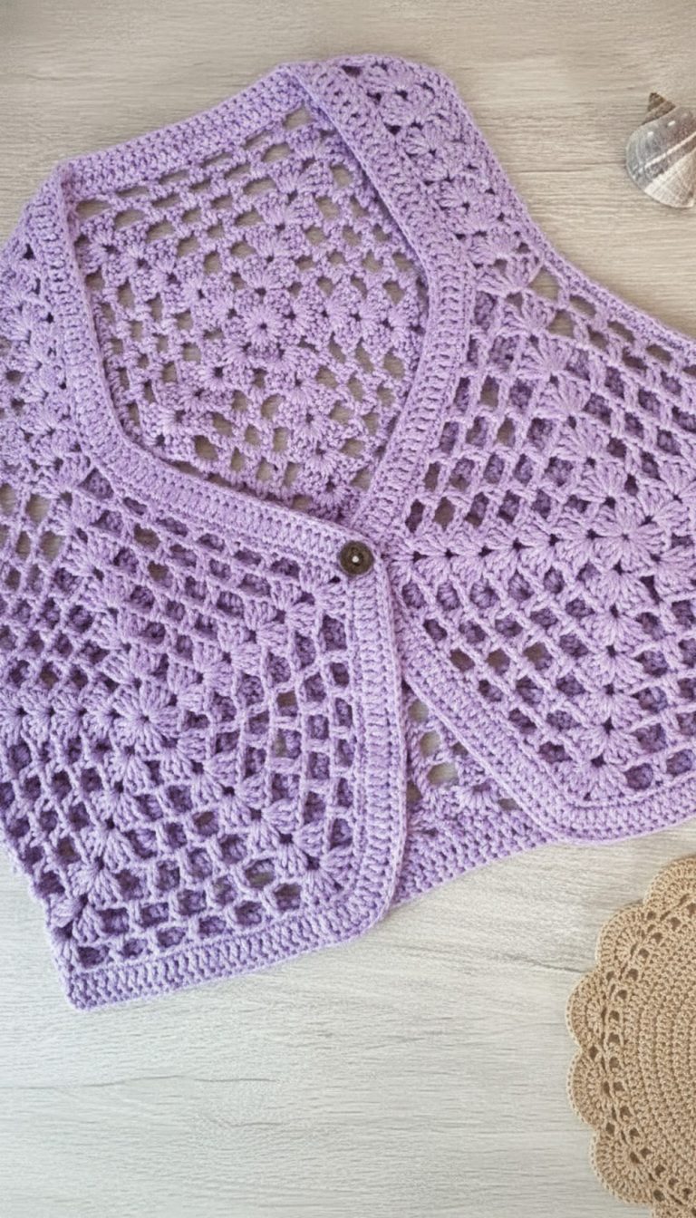 Easy And Quick Crochet Vest Pattern 10