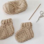Easy Crochet Baby Booties Pattern 7