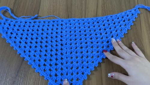 Easy Crochet Bandana Pattern 7