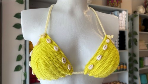 Easy Crochet Bikini Top Pattern 9