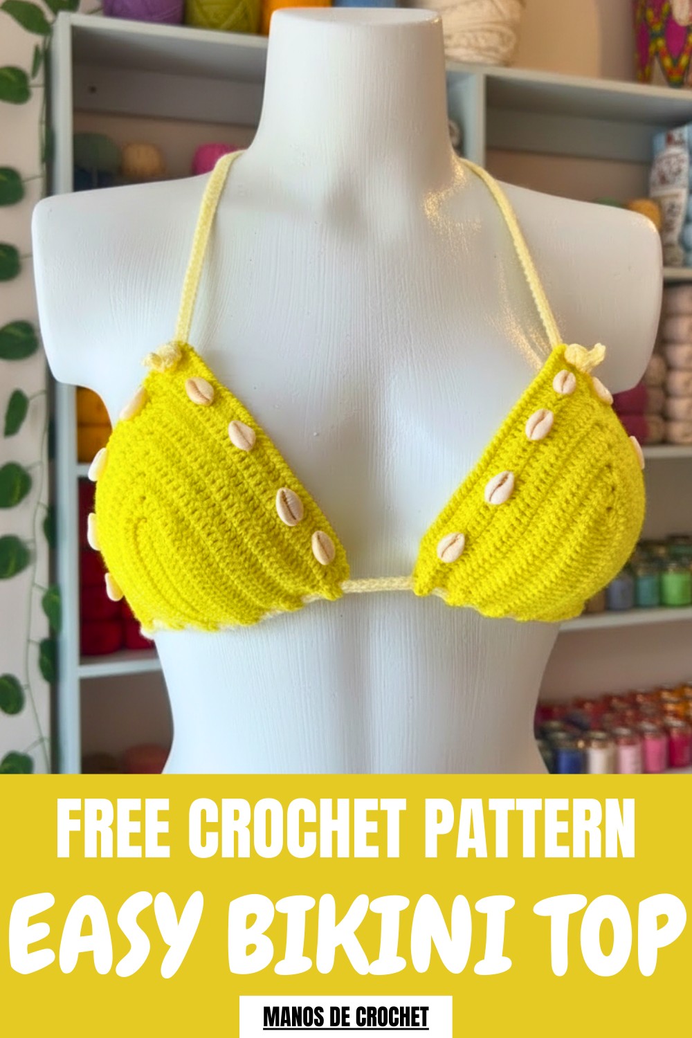 Easy Crochet Bikini Top Pattern
