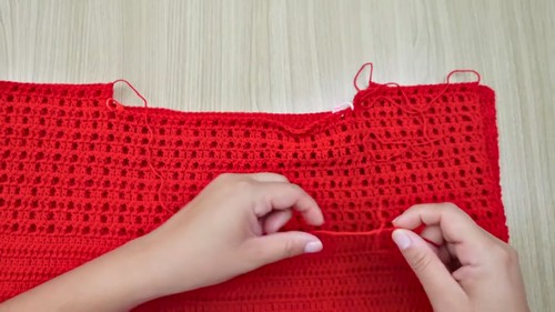 Easy Crochet Blouse Top Pattern 6