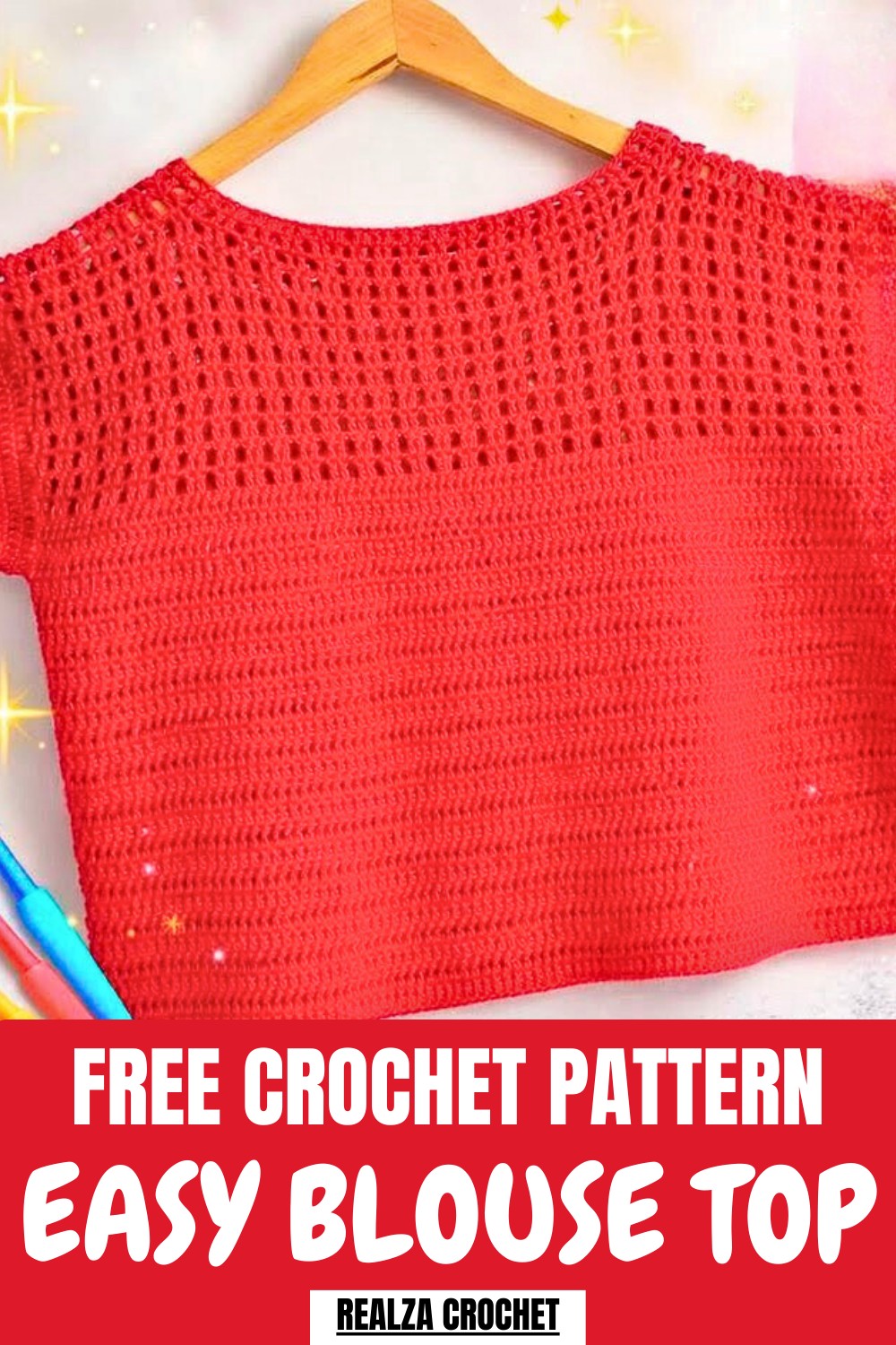 Easy Crochet Blouse Top Pattern