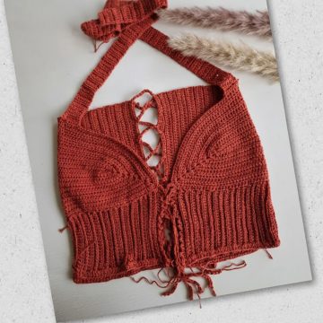 Easy Crochet Bralette Top Pattern 10