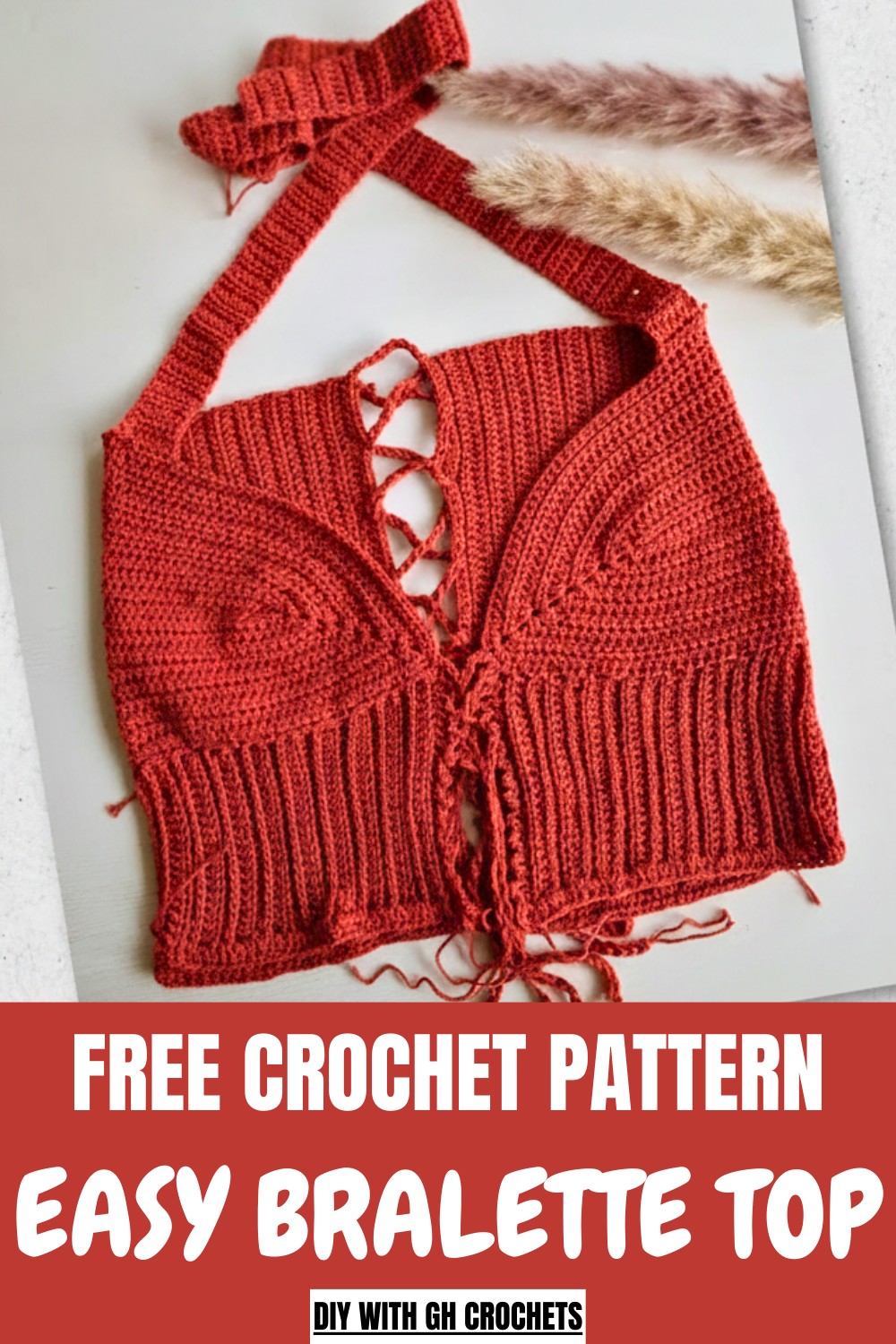 Easy Crochet Bralette Top Pattern