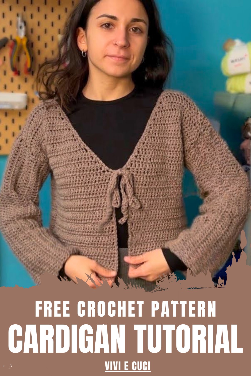 Easy Crochet Cardigan Tutorial