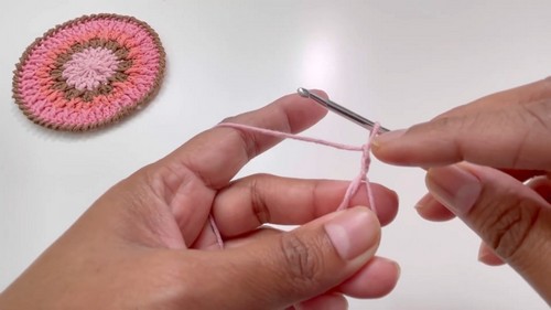 Easy Crochet Coffee Coaster Pattern 1