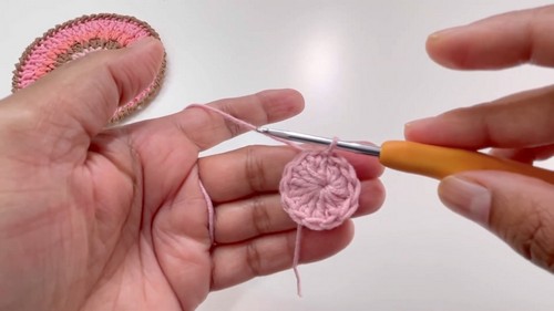 Easy Crochet Coffee Coaster Pattern 2