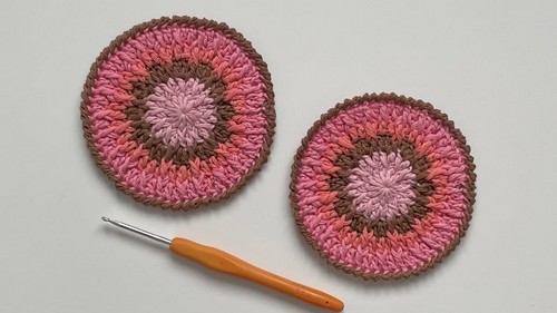 Easy Crochet Coffee Coaster Pattern 8