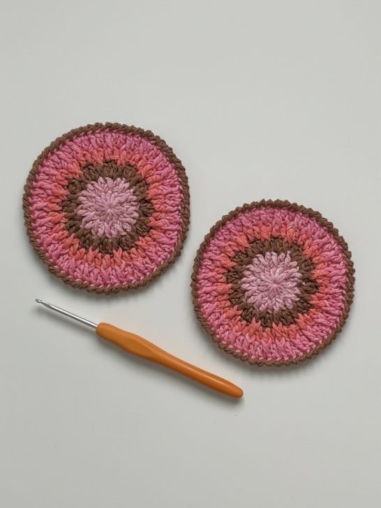Easy Crochet Coffee Coaster Pattern 9