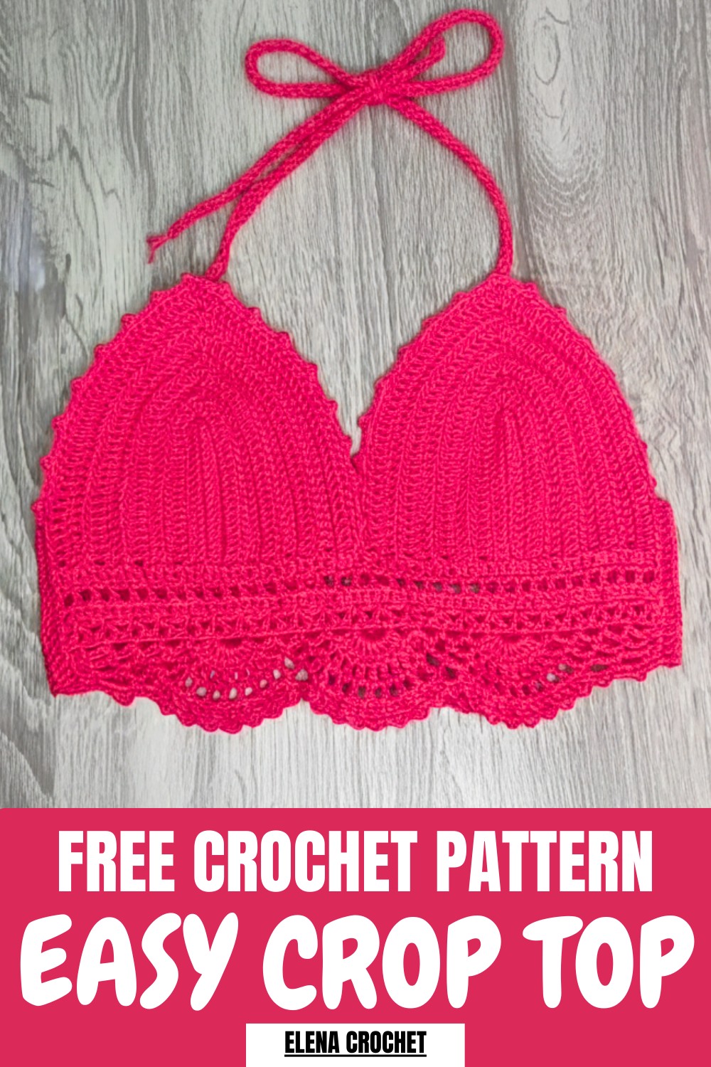 Easy Crochet Crop Top Pattern