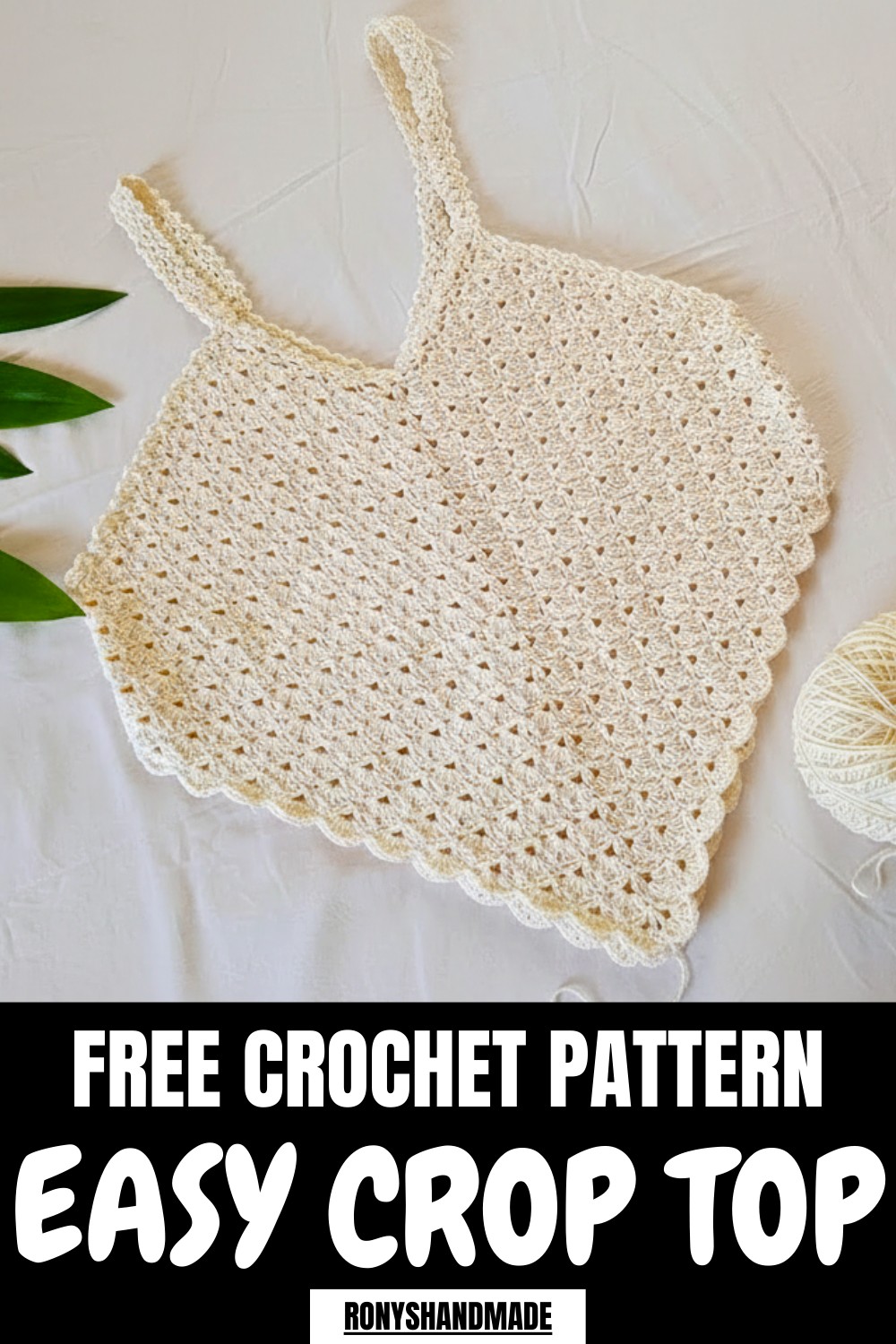 Easy Crochet Crop Top Pattern