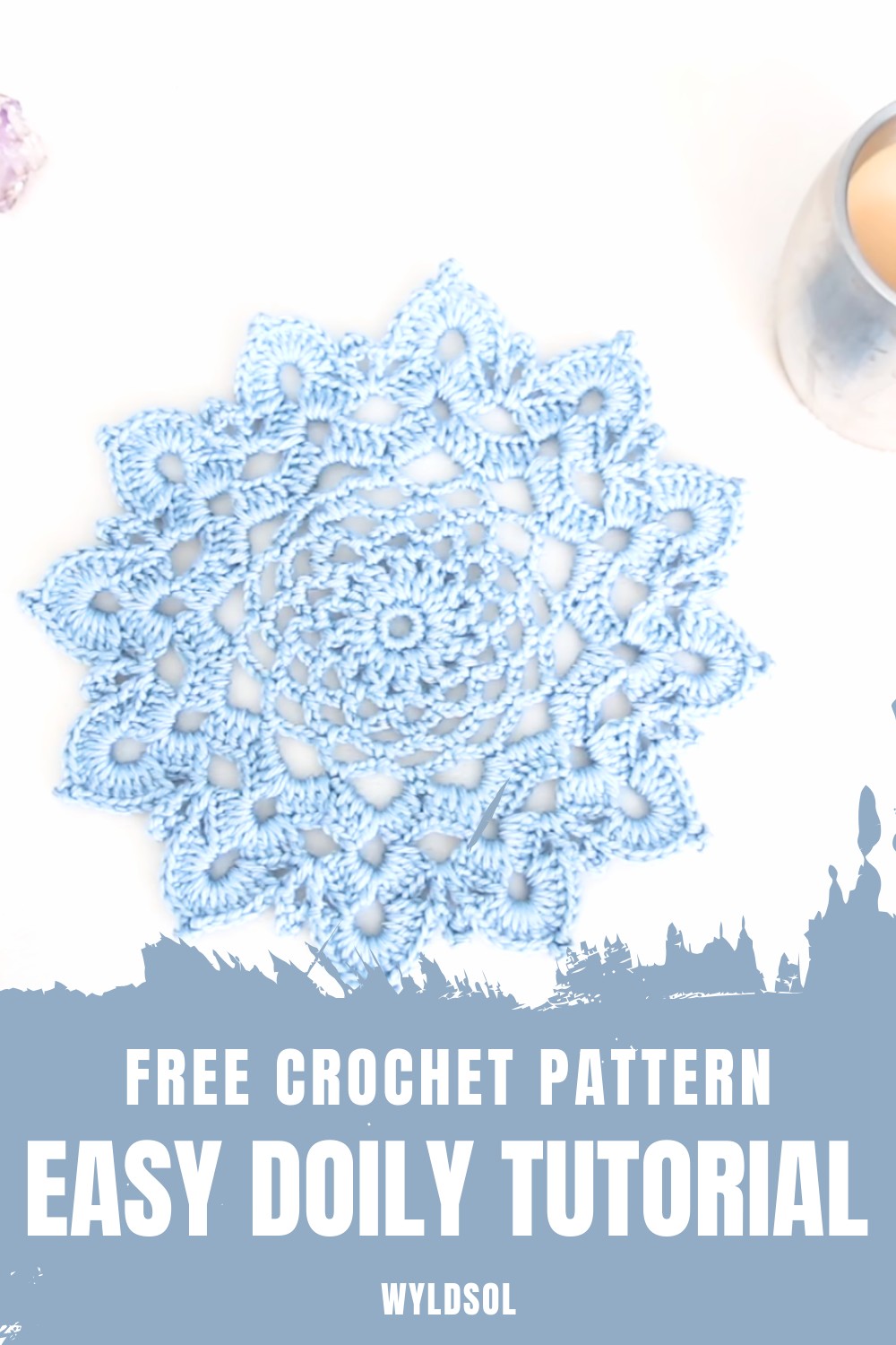 Easy Crochet Doily Tutorial