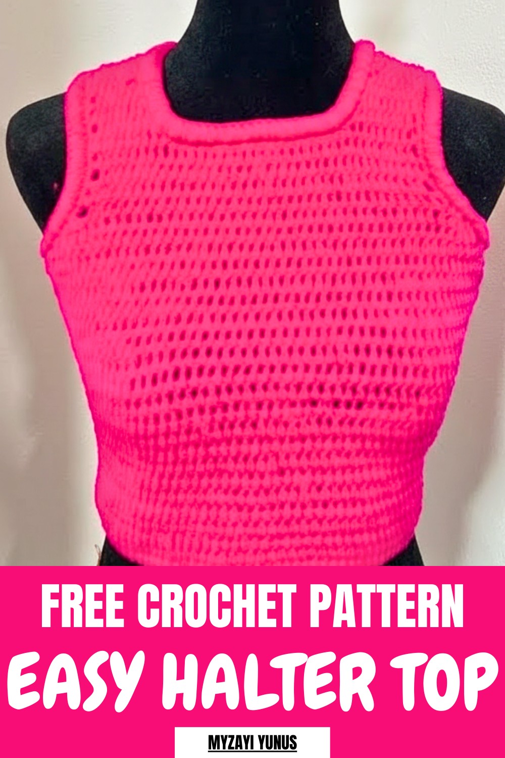 Easy Crochet Halter Top Pattern