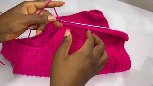 Easy Crochet Halter Top Pattern 7