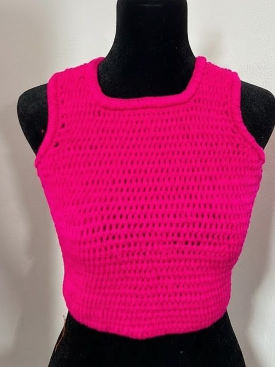 Easy Crochet Halter Top Pattern 9