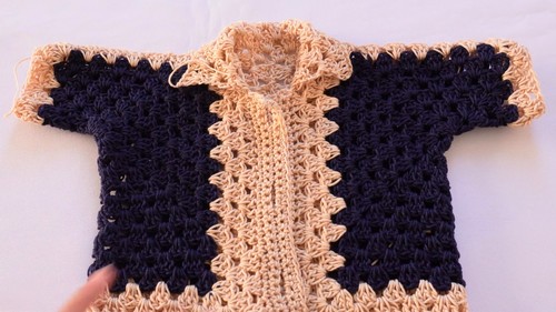 Easy Crochet Men's Shirt Pattern 7