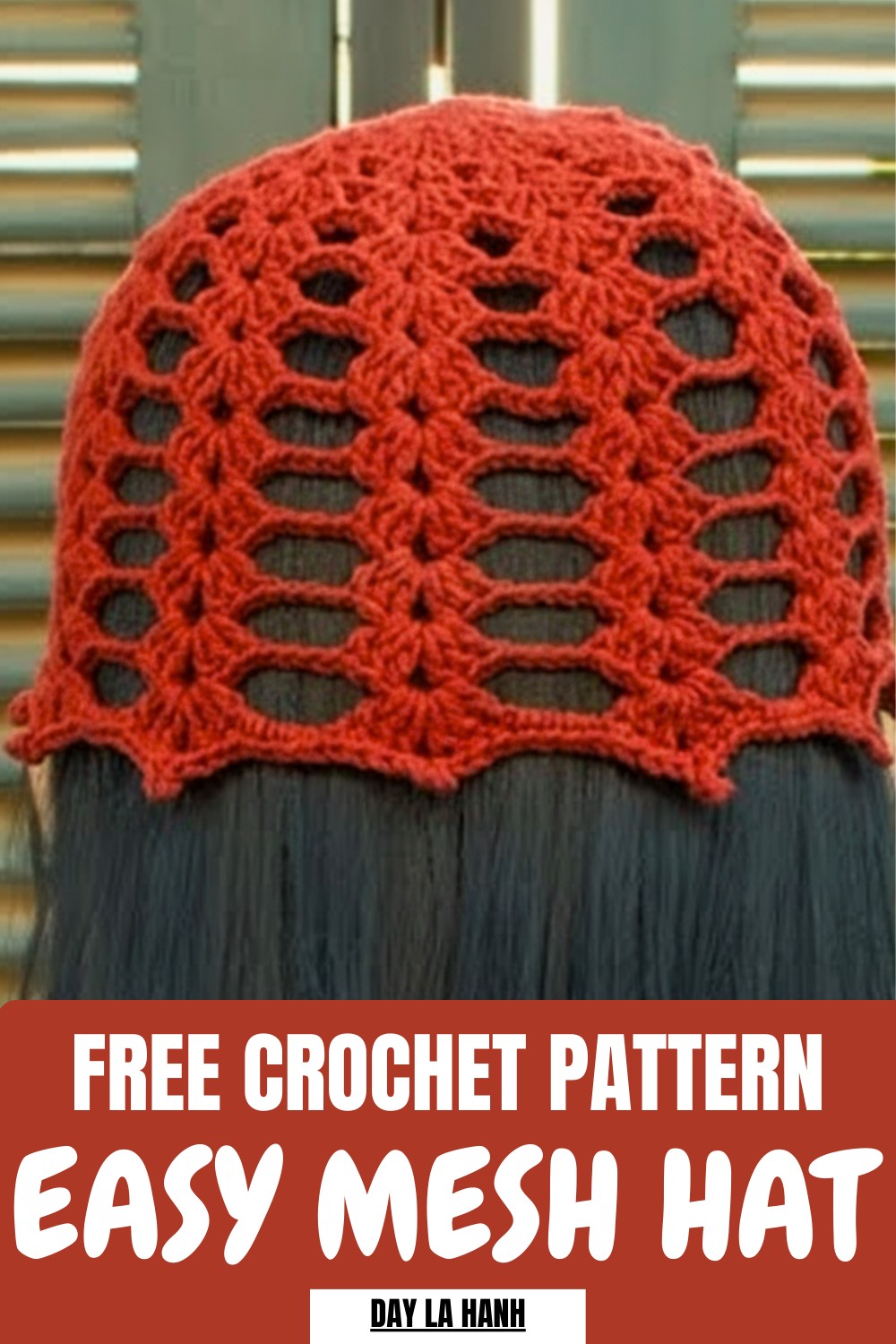 Easy Crochet Mesh Hat Pattern