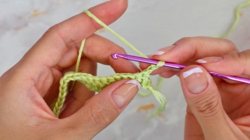 Easy Crochet Mesh Top Pattern 2