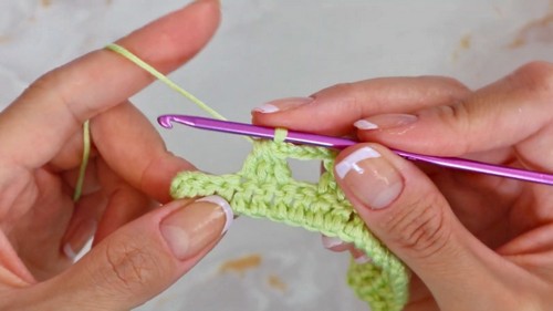 Easy Crochet Mesh Top Pattern 3