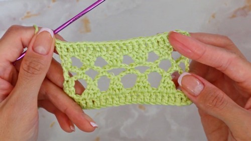 Easy Crochet Mesh Top Pattern 5