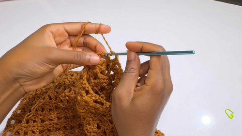 Easy Crochet Mesh Top Pattern 6