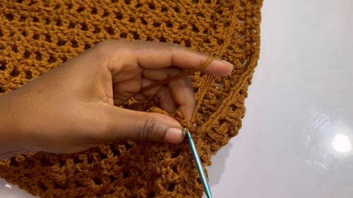 Easy Crochet Mesh Top Pattern 7