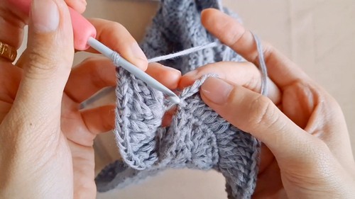 _Easy Crochet Peplum Top Pattern 5