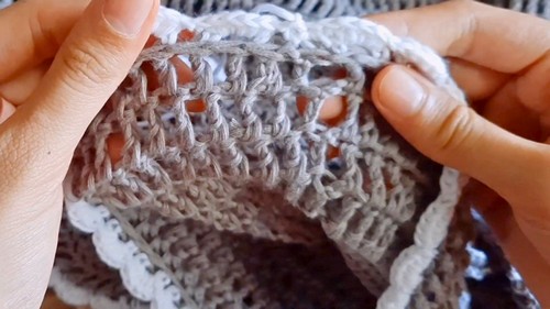 _Easy Crochet Peplum Top Pattern 7