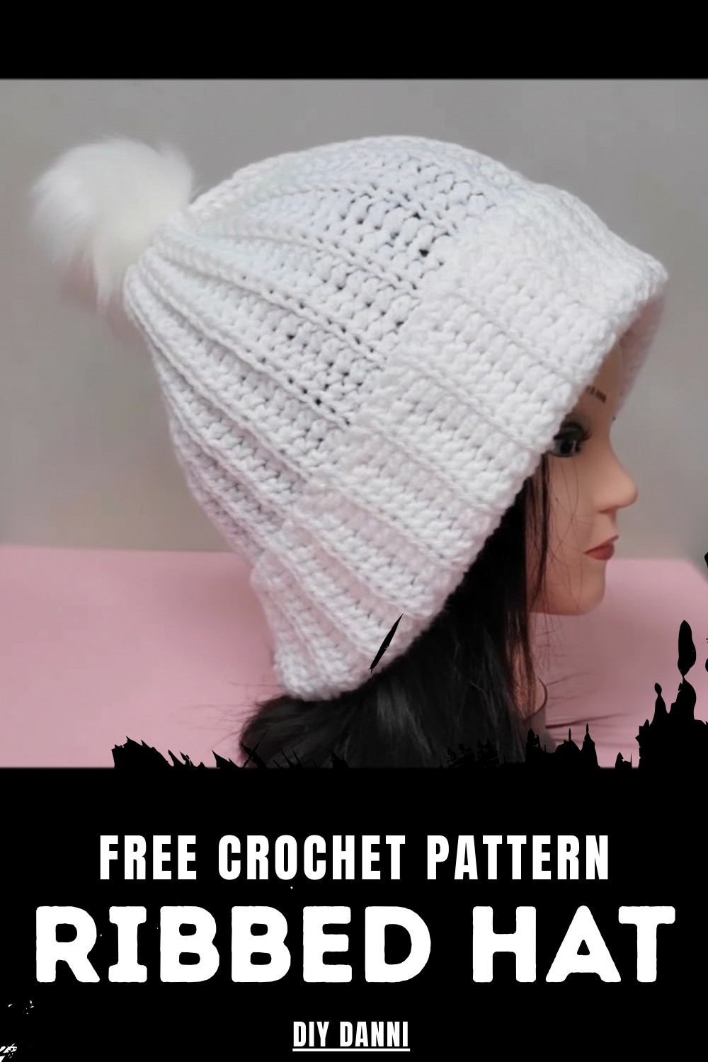 Easy Crochet Ribbed Hat Pattern