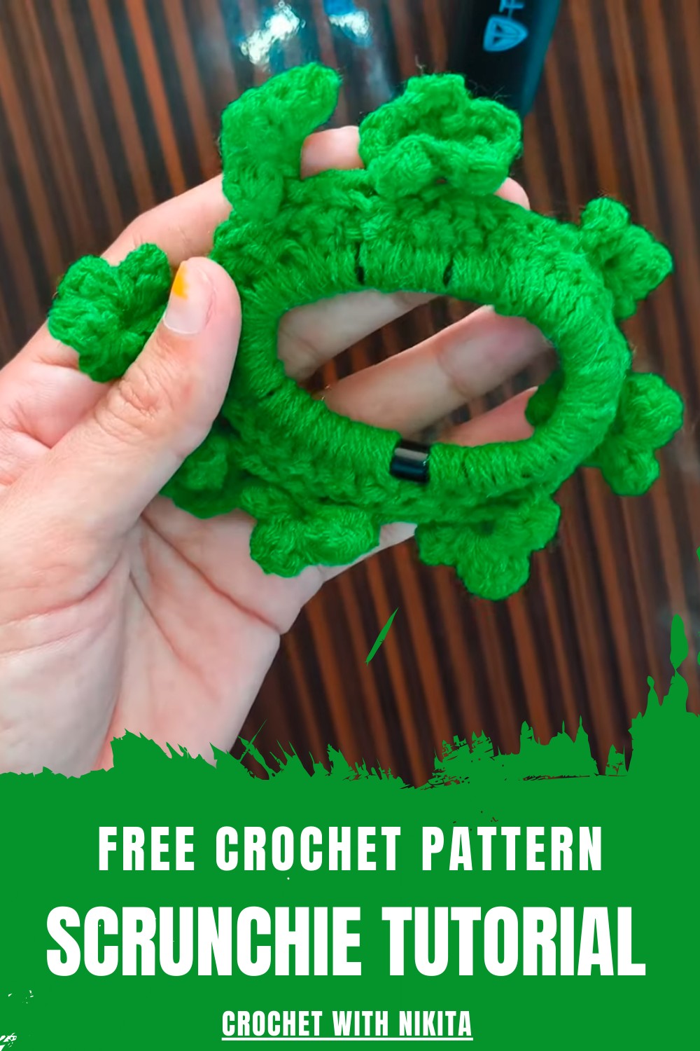 Easy Crochet Scrunchie Tutorial