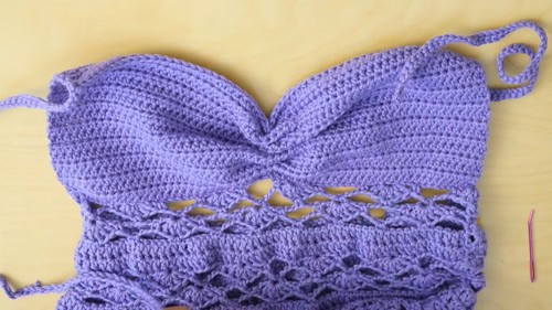 Easy Crochet Seashell Top Pattern 7