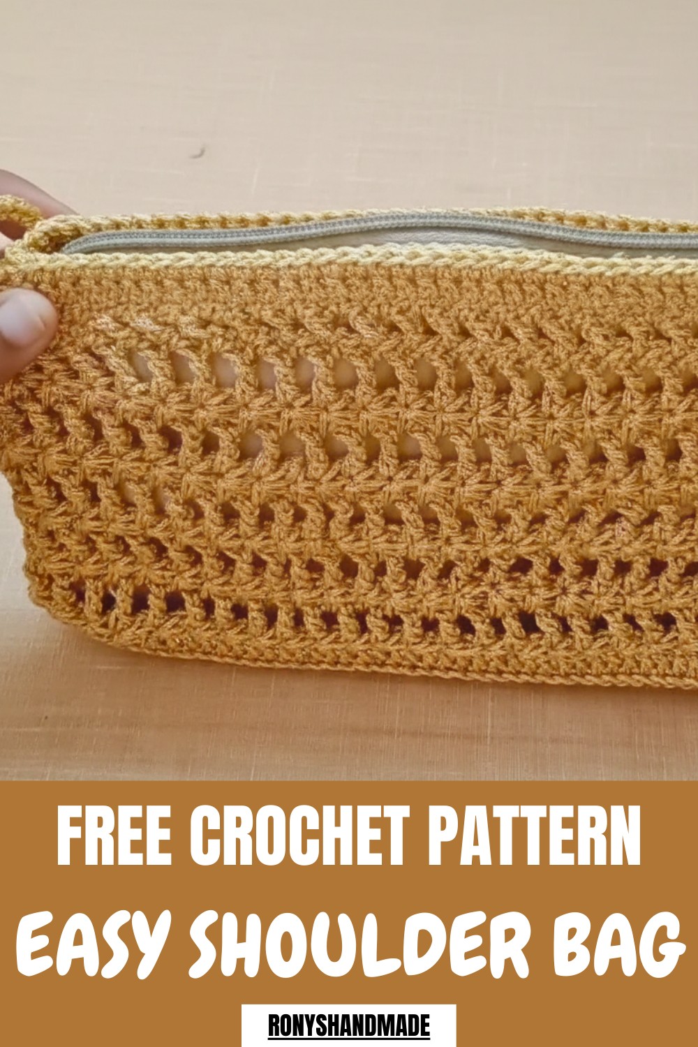 Easy Crochet Shoulder Bag Pattern