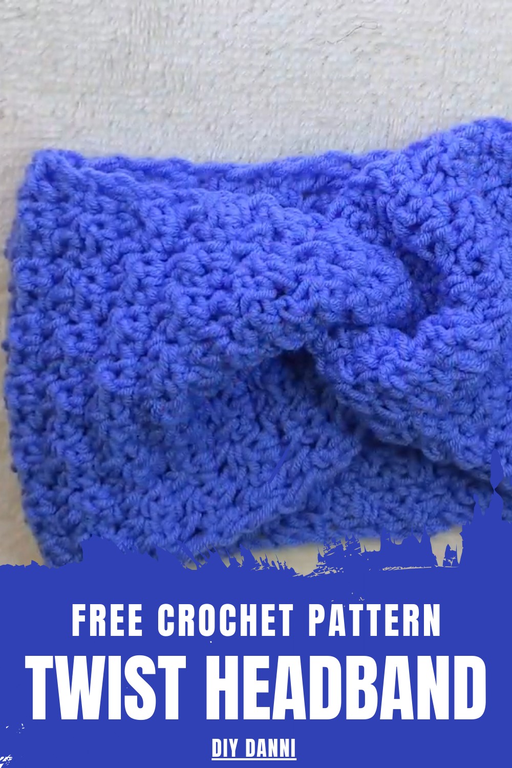Easy Crochet Twist Headband