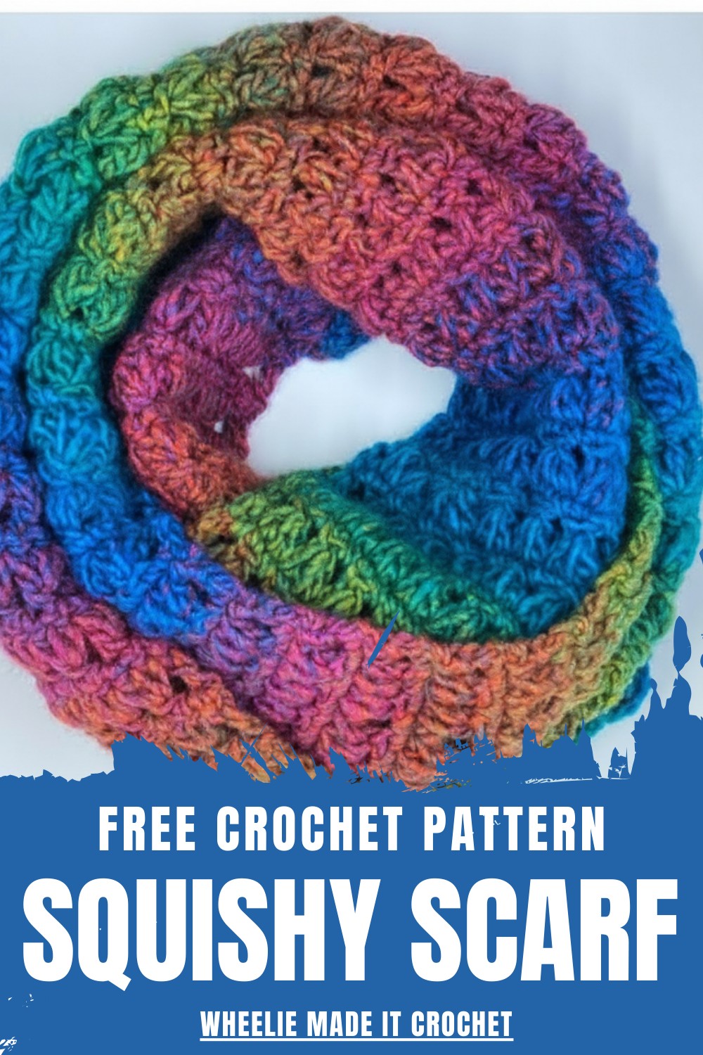 Easy Squishy Crochet Scarf
