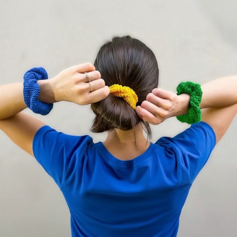 Eco-Friendly Crochet Scrunchie Pattern for Fabulous Hairstyles
