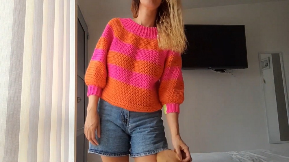 Crochet Sweater Top