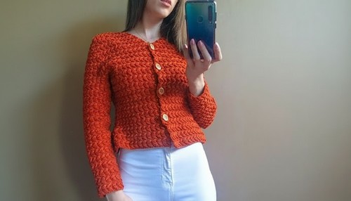 Elegant Crochet Jacket Pattern 9